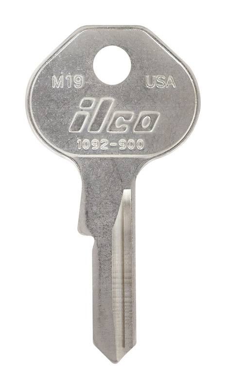 Hillman Traditional Key Padlock Universal Key Blank Single Sided 86381
