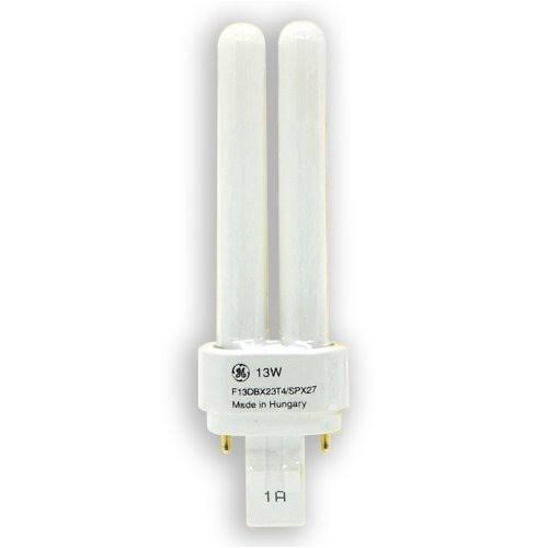 GE Lighting 13578 Plug-In Biax T4 1CD Light Bulb - 13Watt, Soft White
