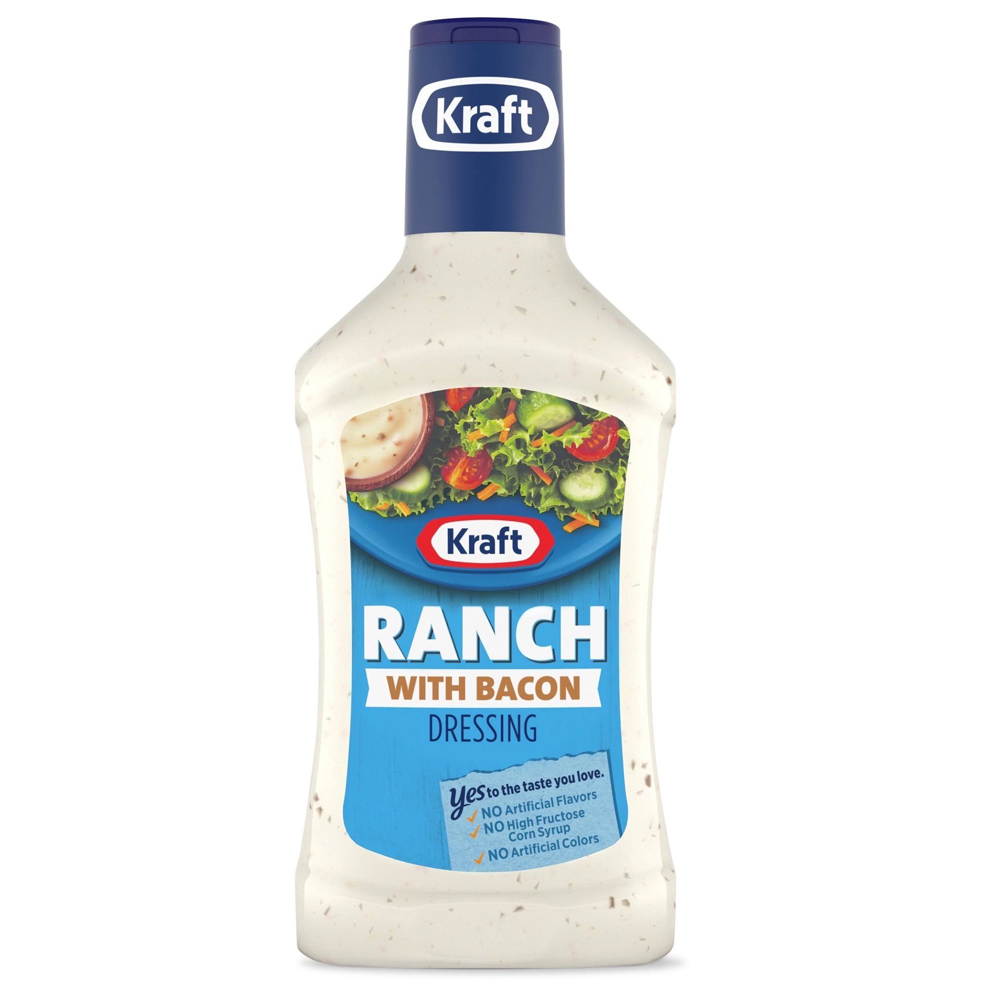 Kraft Ranch Dressing - With Bacon, 16oz