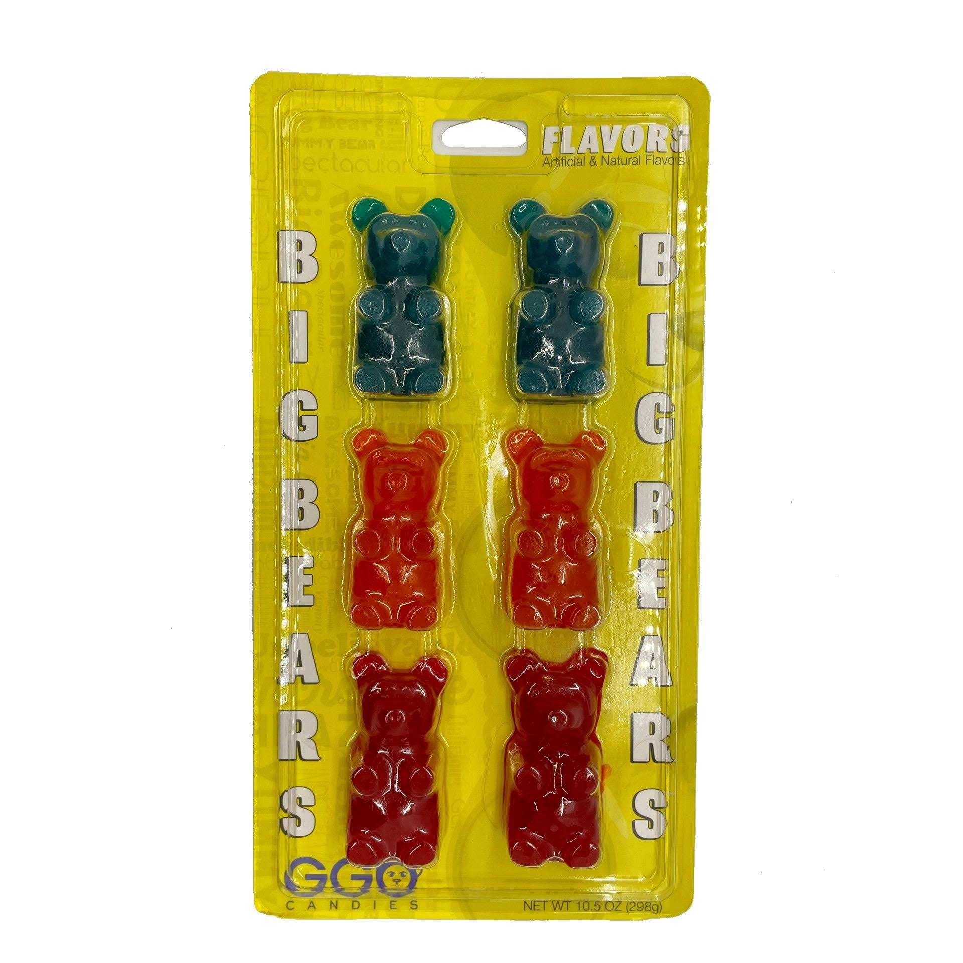 Big Bear Assorted Giant Gummy Bears 6-Pack
