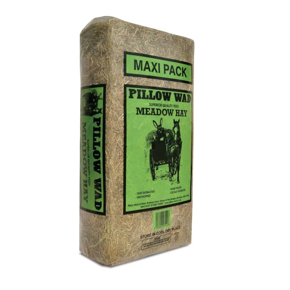 Pillow Wad Maxi Pack Small Animal Meadow Hay Bale - 3.75kg