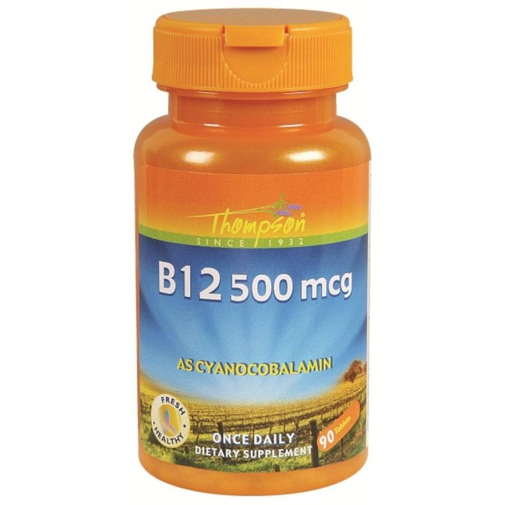 Thompson B-12 Dietary Supplement - 500mcg, 90ct