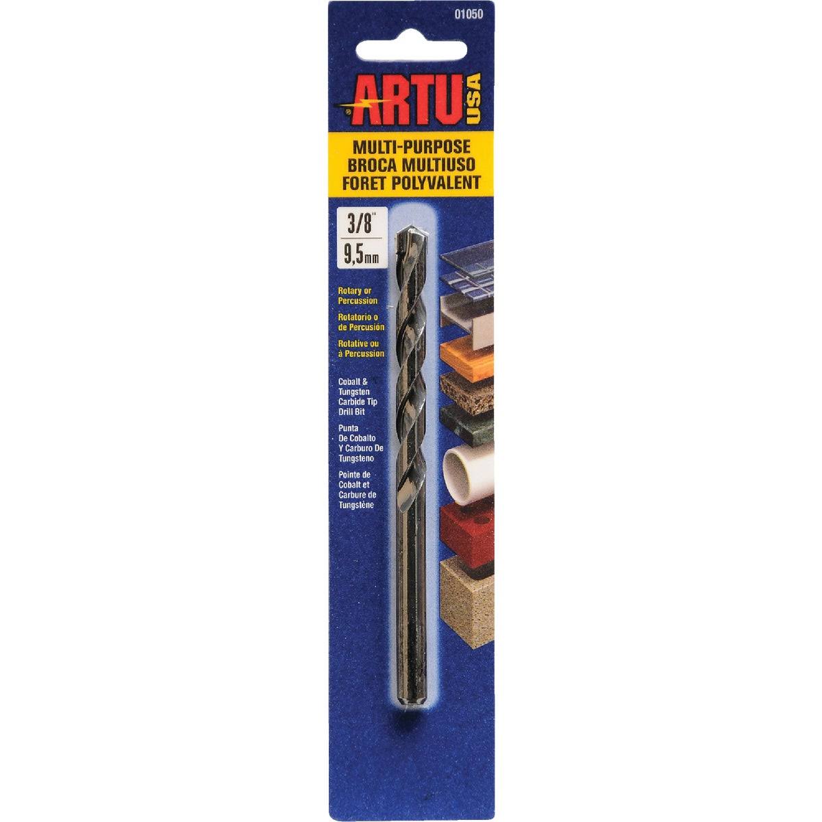 Artu 01050 Multi Purpose Drill Bit,3/8 X 5-5/16 In