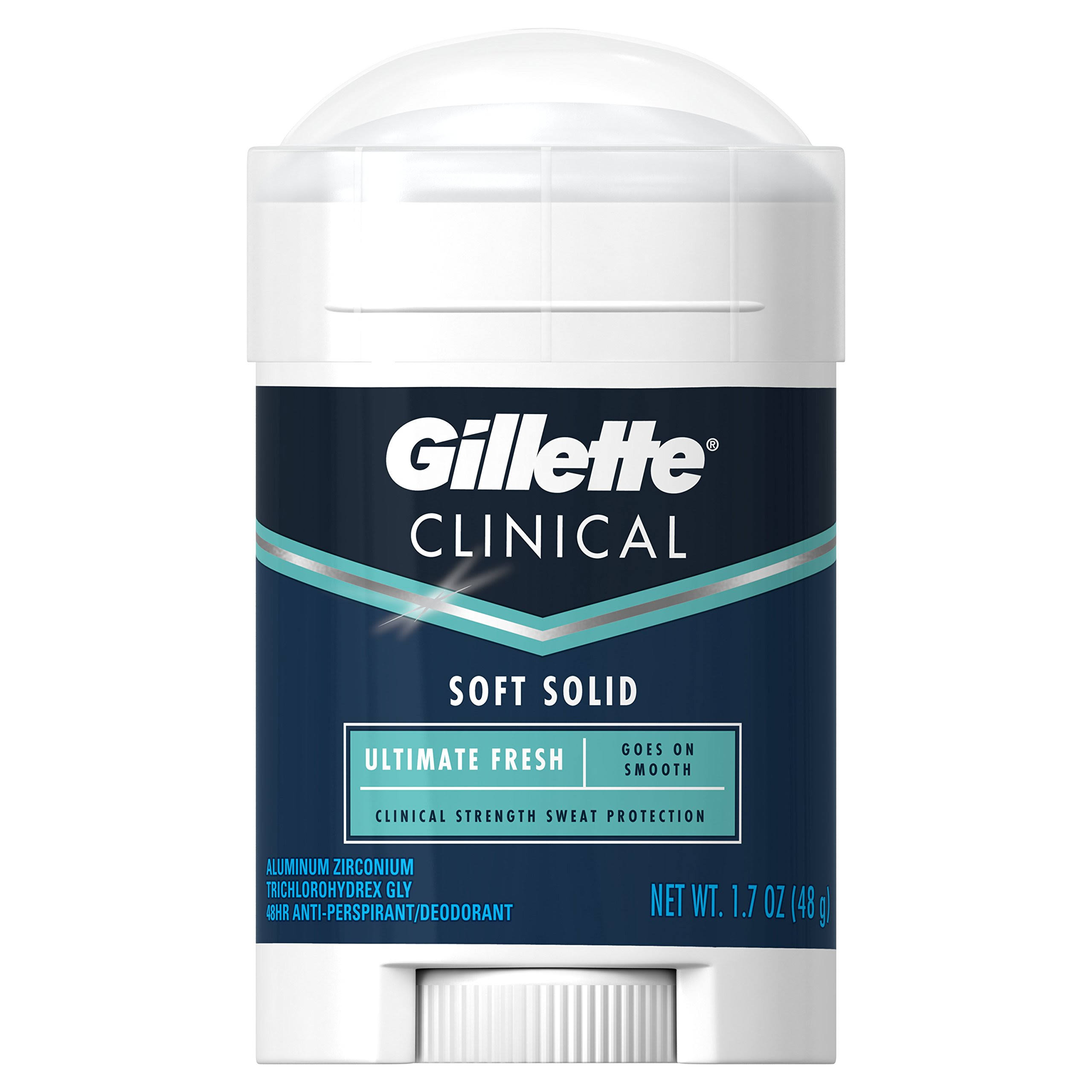 Gillette Clinical Ultimate Fresh Crisp Fresh Scent Antiperspirant/Deodorant - 1.7oz