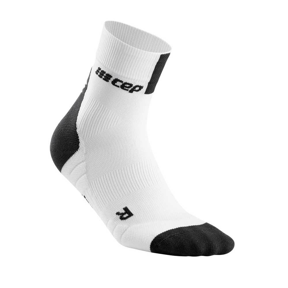 CEP Women's Short Socks 3.0 - White-Dark Grey