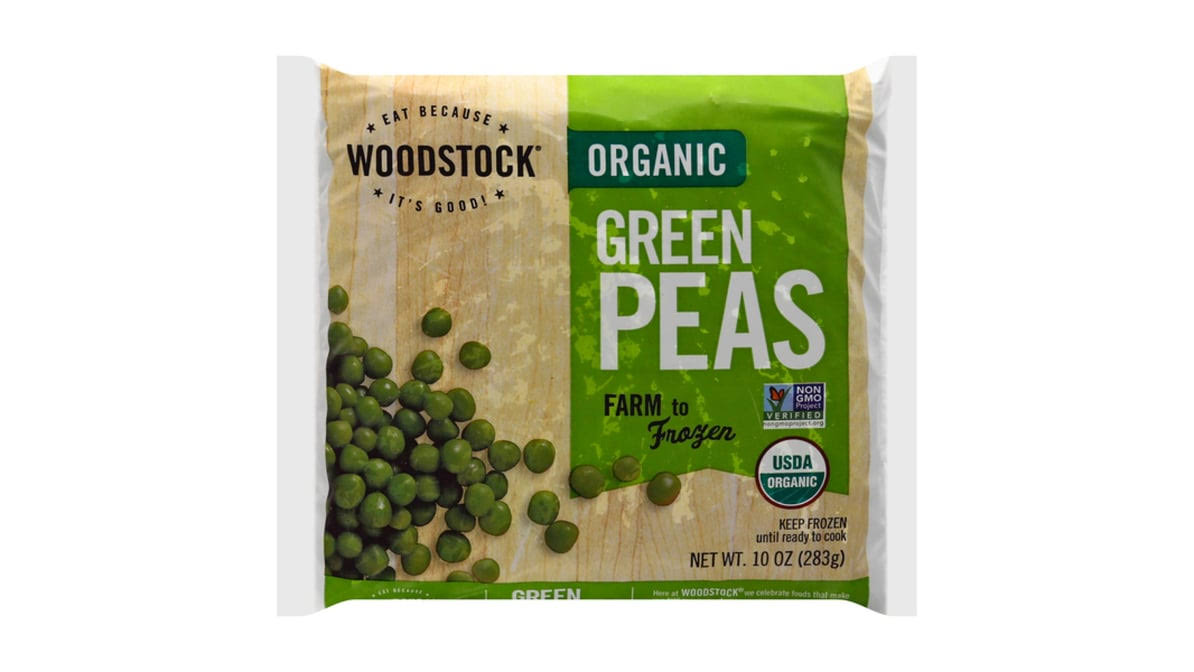 Woodstock Farms Organic Green Peas - 10oz
