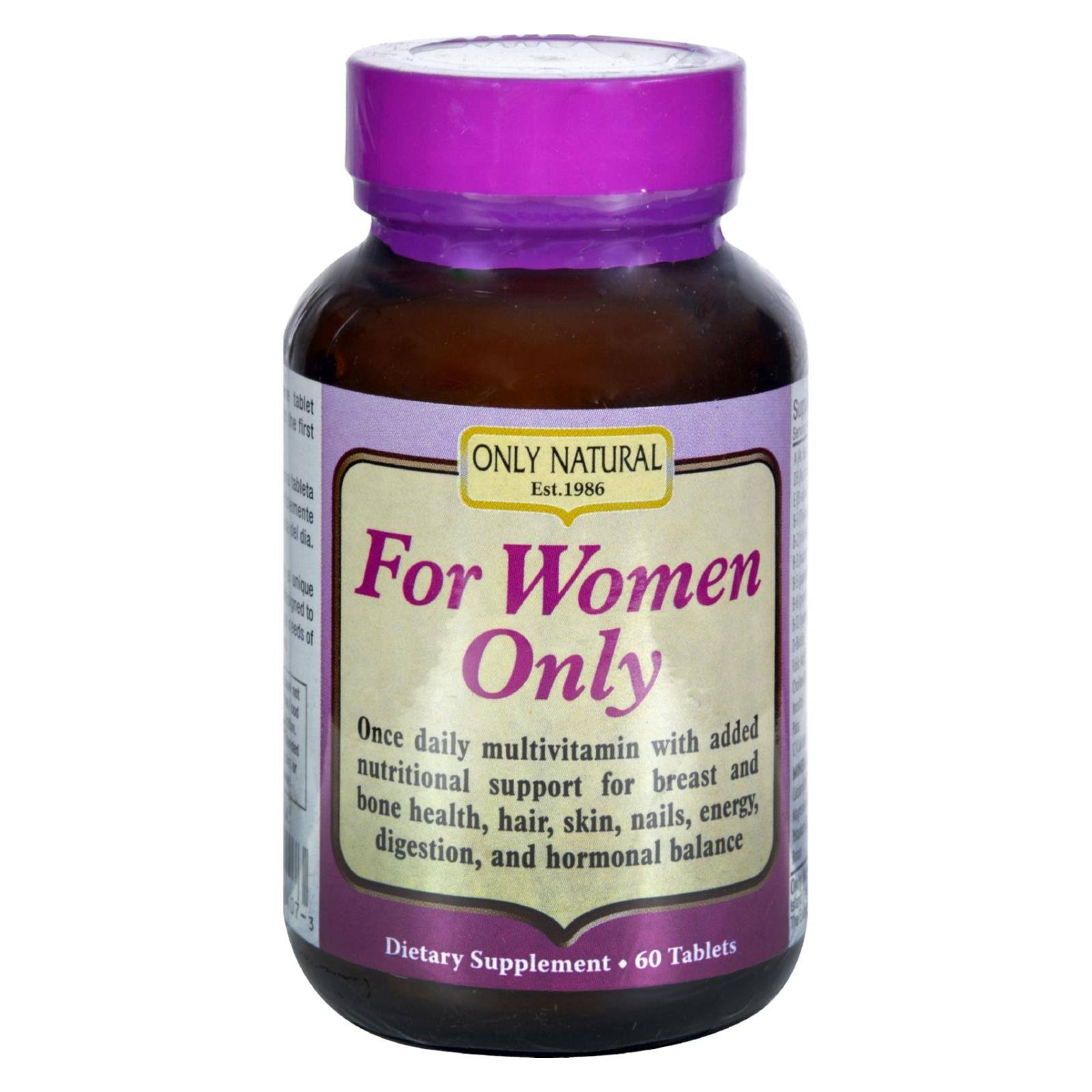 Only Natural For Women Only Supplement - 60ct