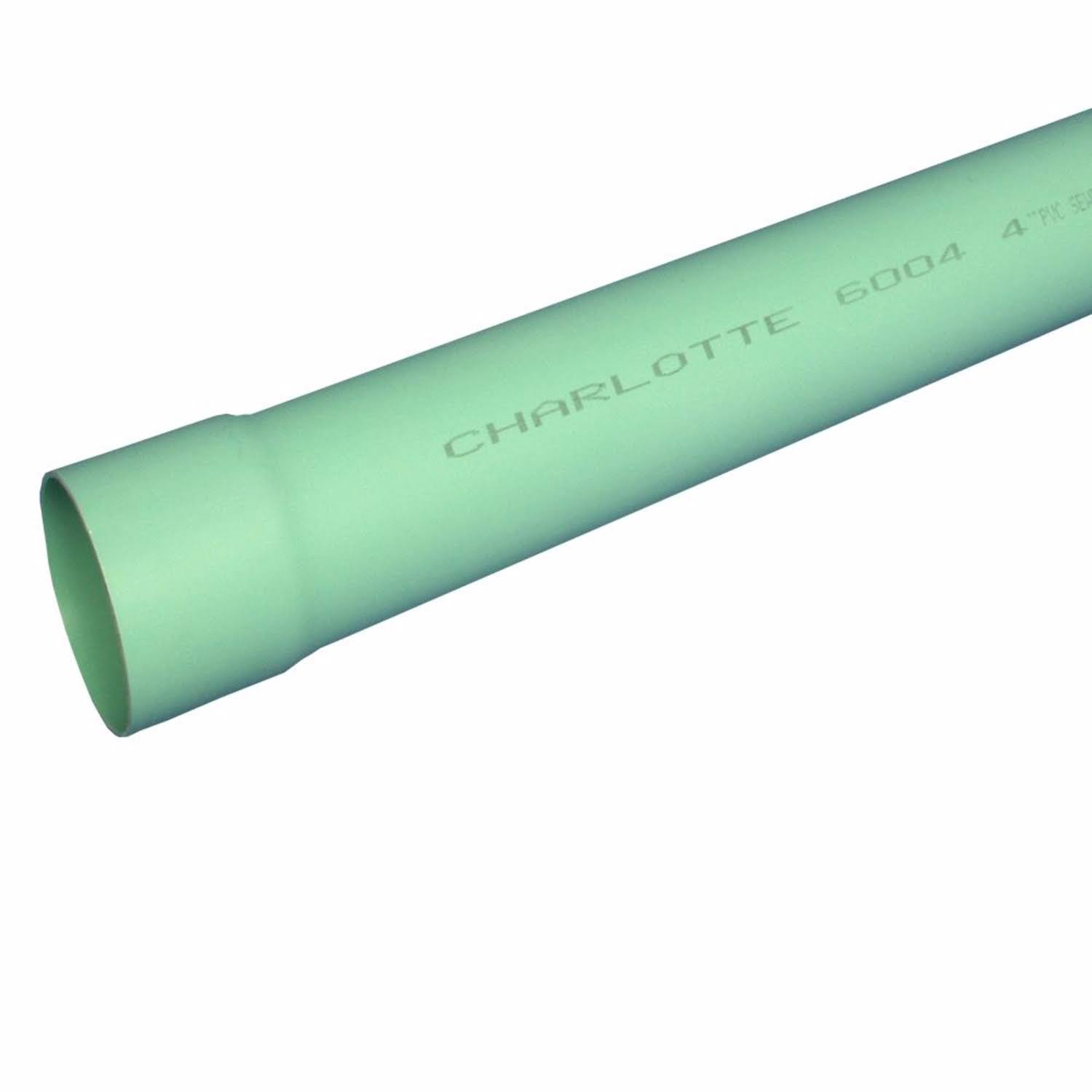 Charlotte Pipe 4-in x 10-ft Sewer Main PVC Pipe
