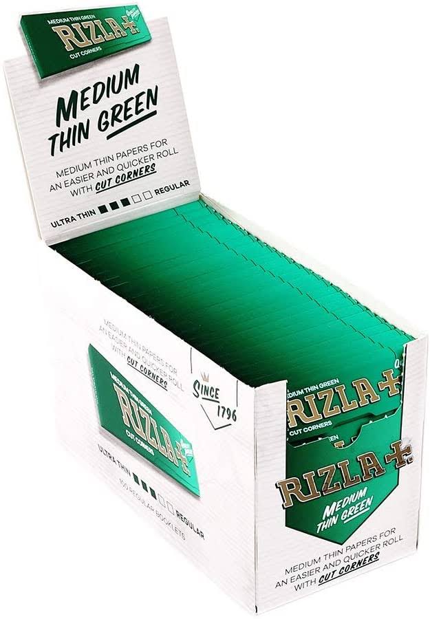 Green Curling Paper – 70 mm 50 Sheets (Each Case Contains 100 books).