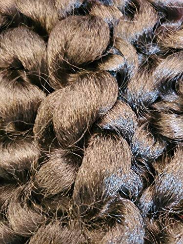 Rastafri Dream Romance Curl Braiding Hair (4 - Medium Brown)