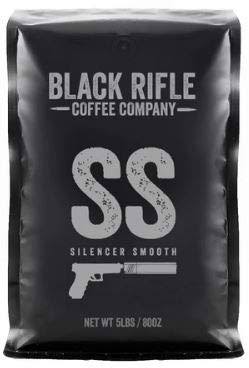 Black Rifle Coffee Company 5 Pound Bag of Black Rifle Whole Bean (Silencer Smooth)