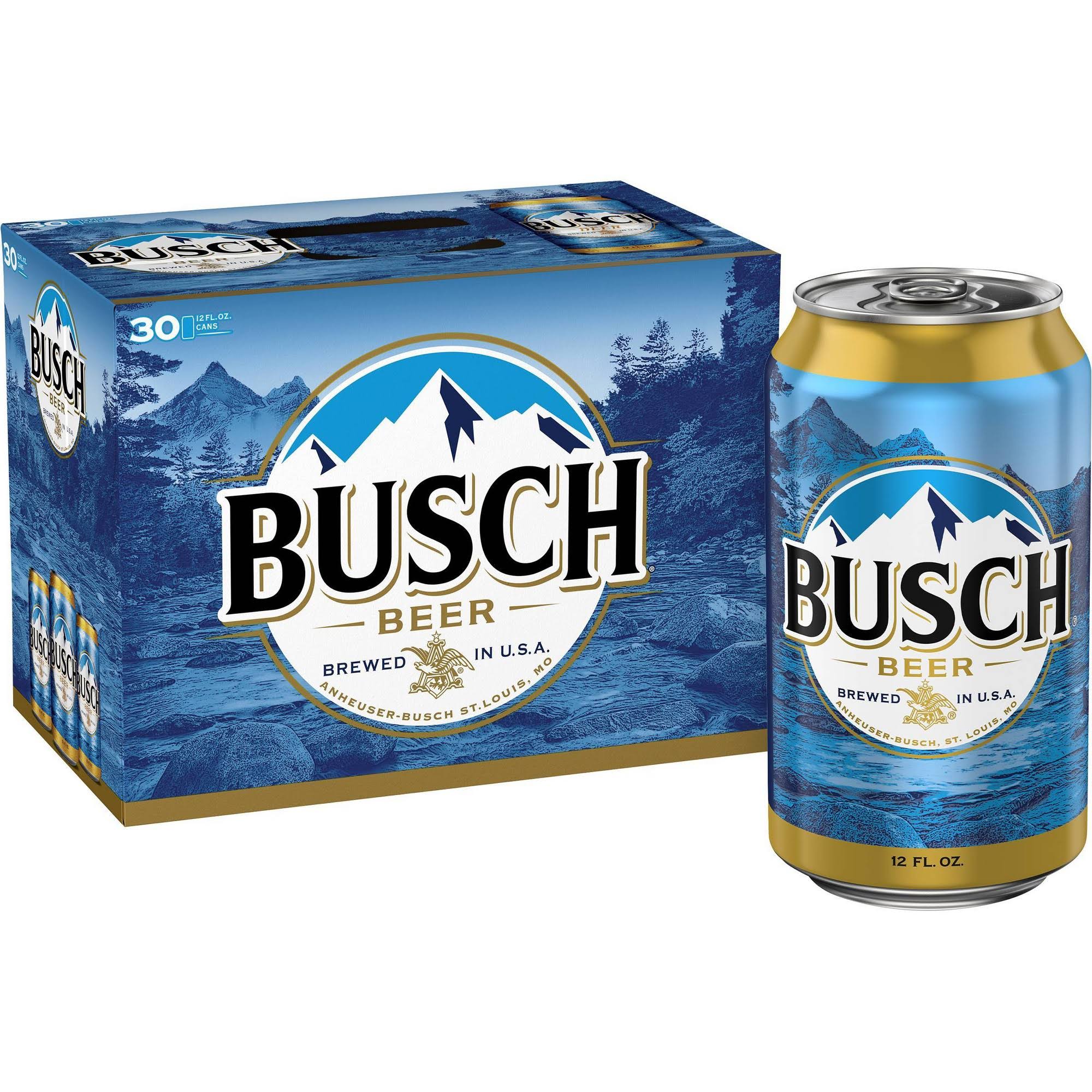 Busch Beer - 30 Cans