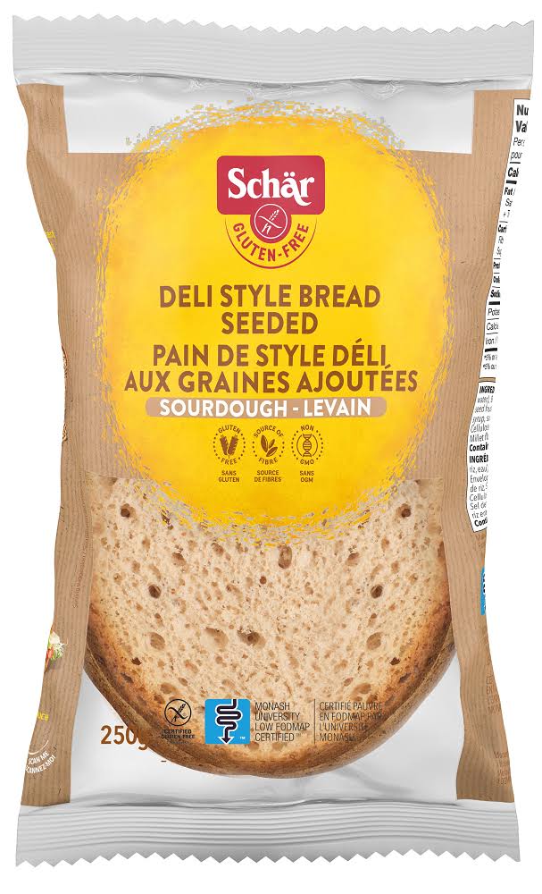 Schar Gluten Free Deli Style Bread Sourdough, 240 Grams