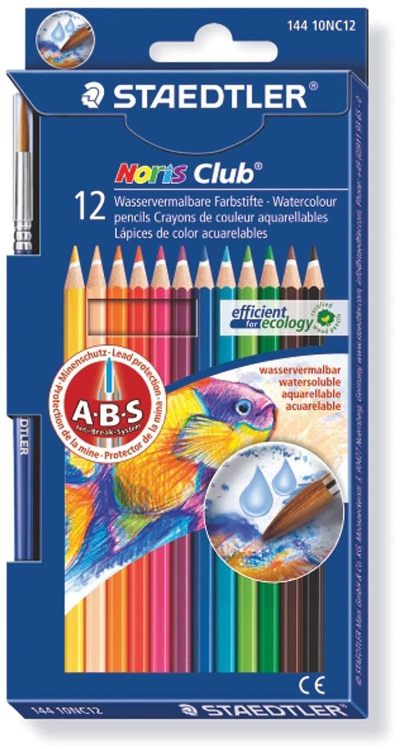 Staedtler Noris Club Aquarell WaterColour Pencils - 12's