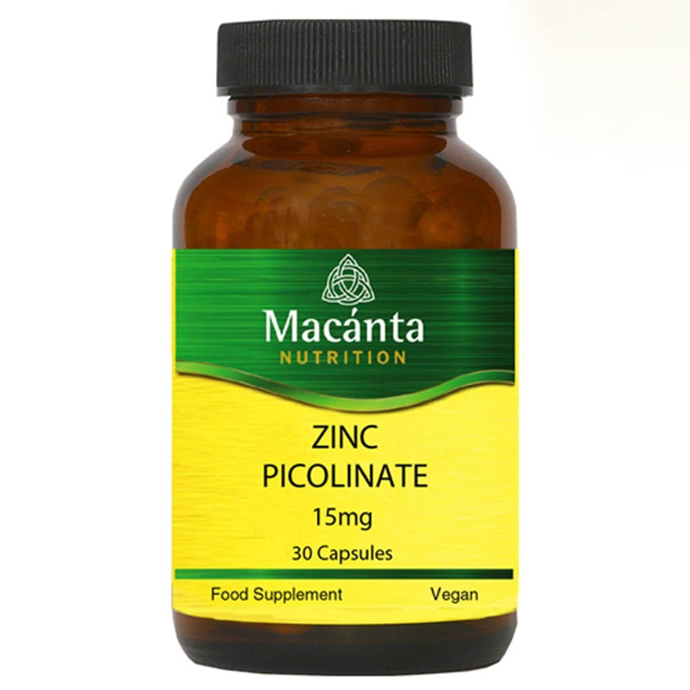 Macanta Zinc Picolinate 15mg - 30 Capsules