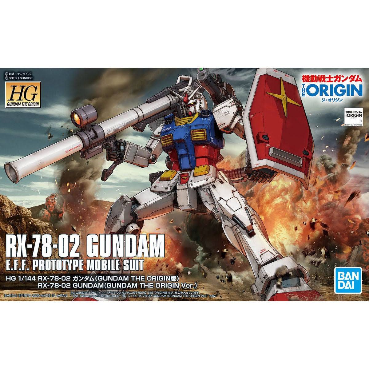 Bandai 1/144 HG RX-78-02 Gundam (Gundam The Origin Ver.)