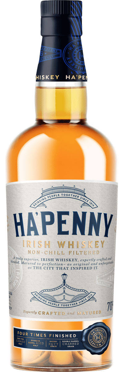 Ha'penny Irish Whiskey - 750 ml