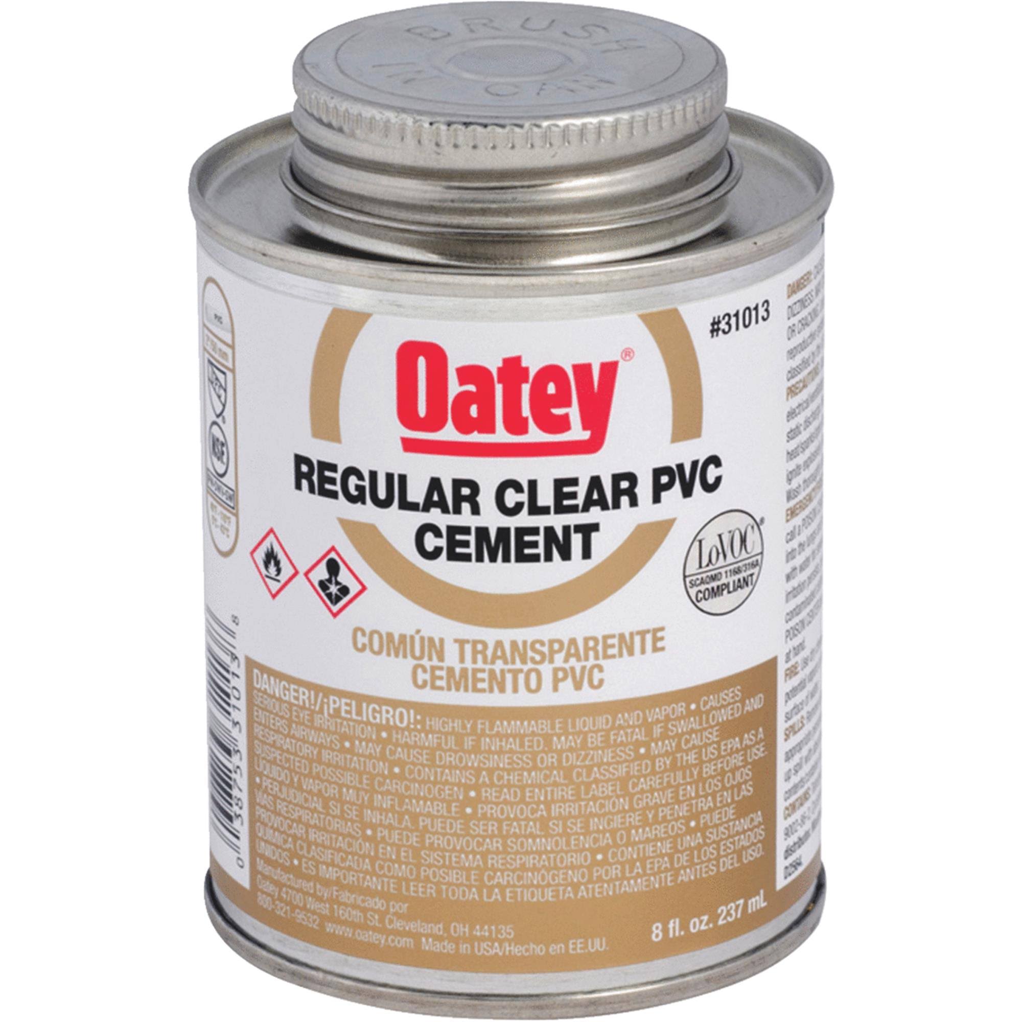 Oatey PVC Cement - Clear, 237ml