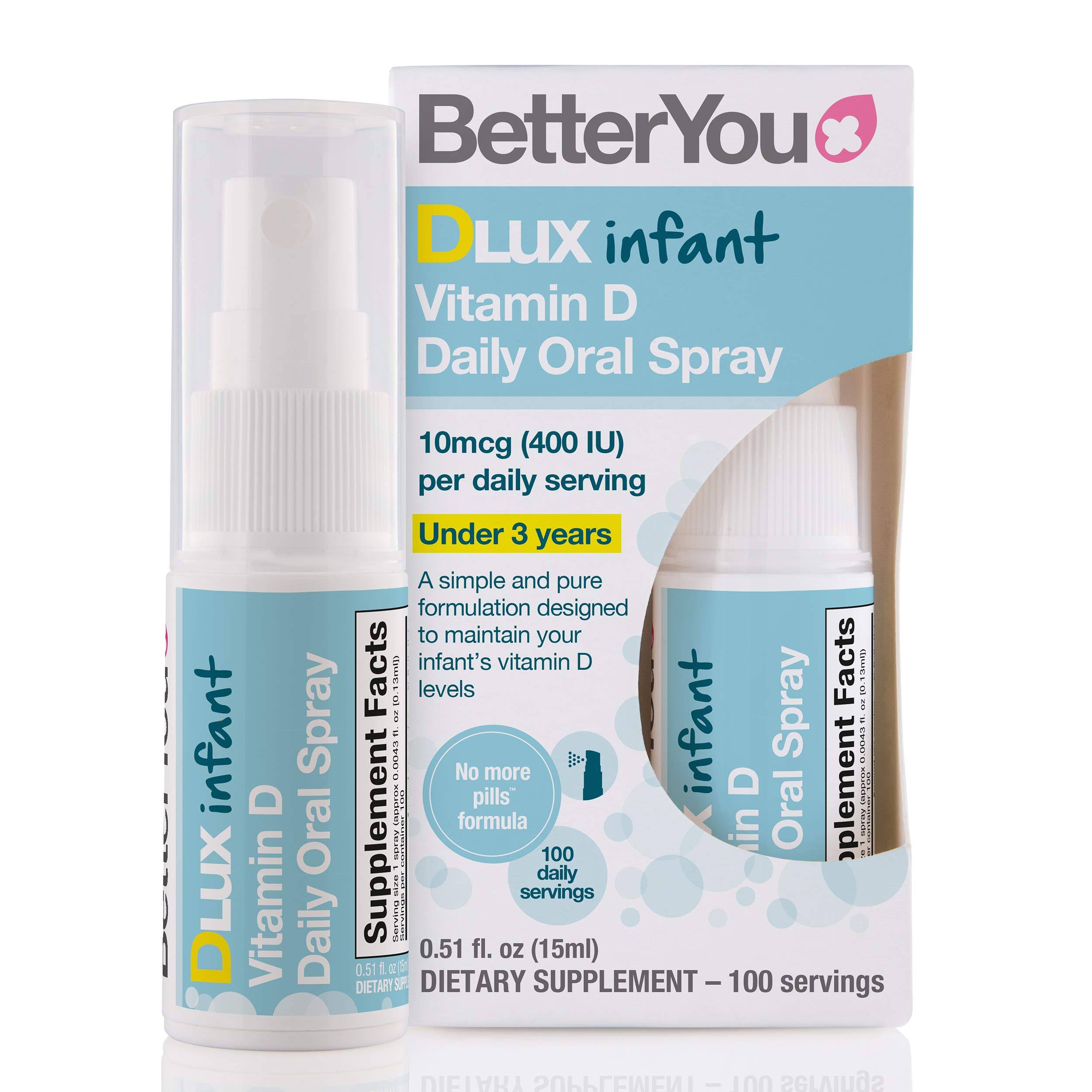 BetterYou DLux Infant Daily Vitamin D Oral Spray - Under 3 Years, 15ml