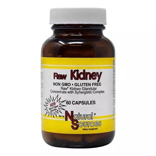Natural Sources Raw Kidney Supplement - 60ct