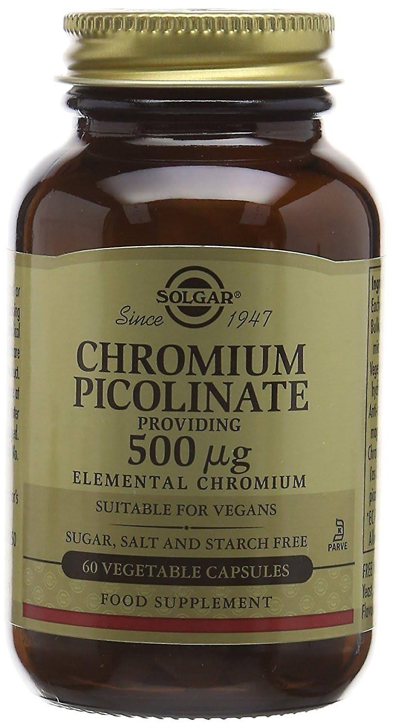 Solgar Chromium Picolinate 500 mcg - 60 capsules