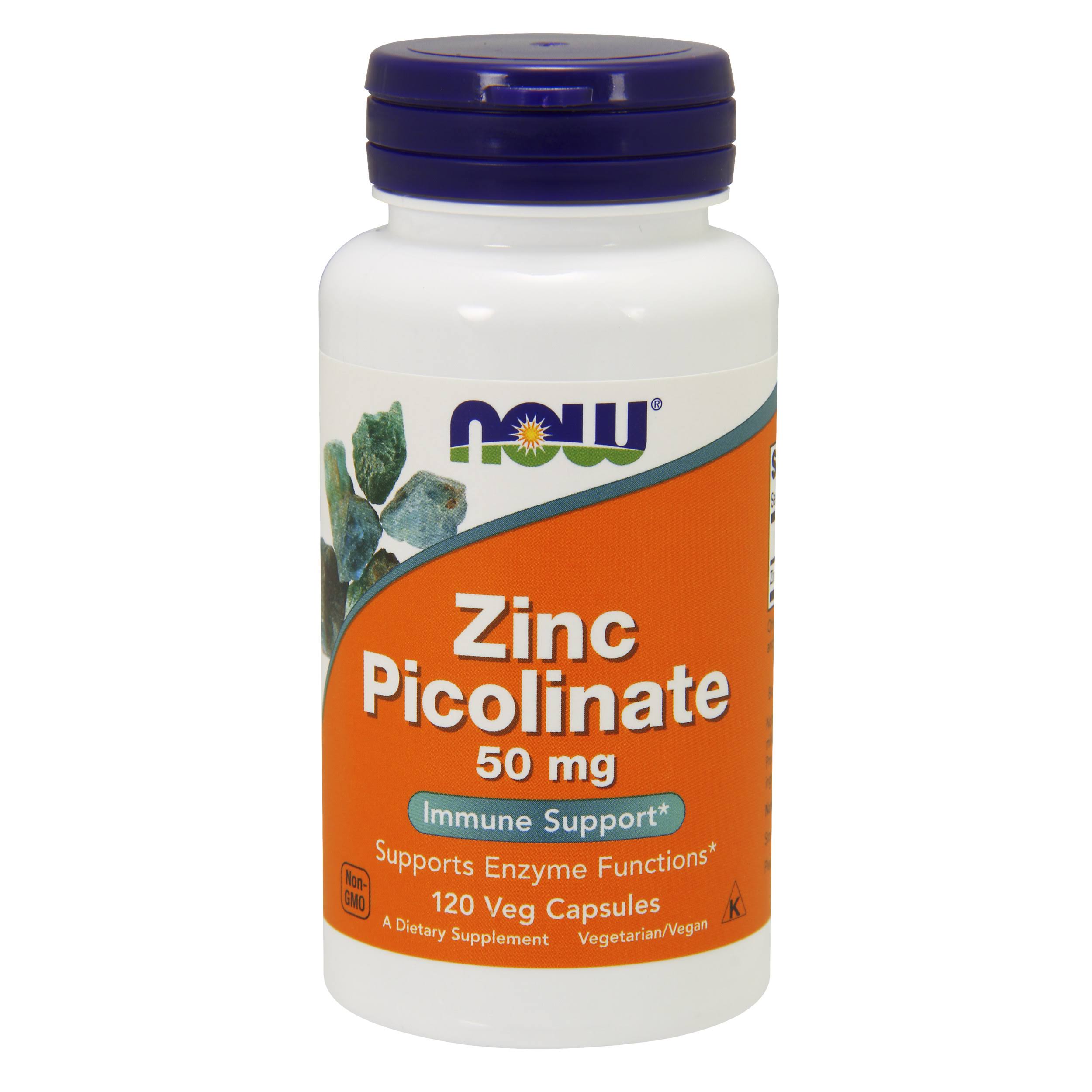 Now Foods Zinc Picolinate - 50 mg, x120
