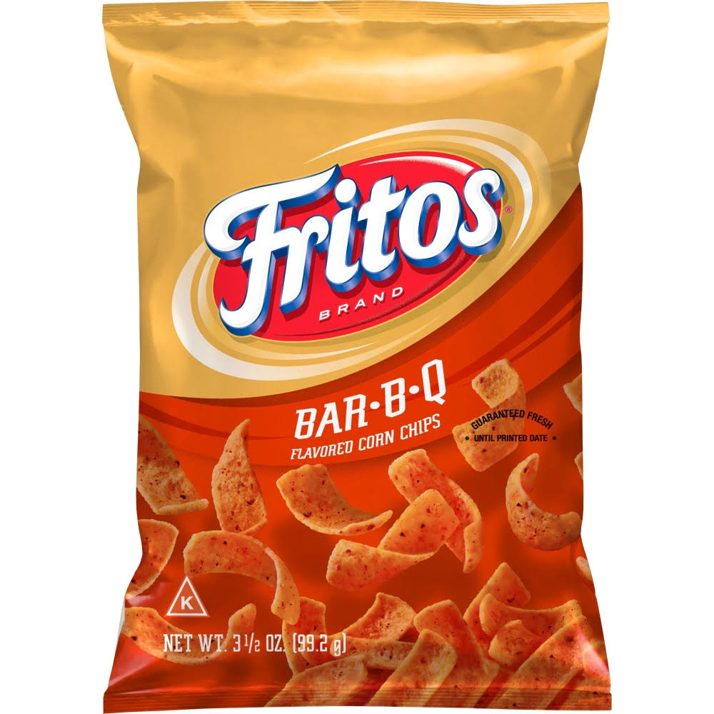 Fritos Corn Chips, Bar-B-Q - 3.5 oz