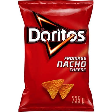 Doritos Nacho Cheese Tortilla Chips, 235g/8.3 oz. {Imported from Canada} | Caffeine Cams Coffee & Candy Company