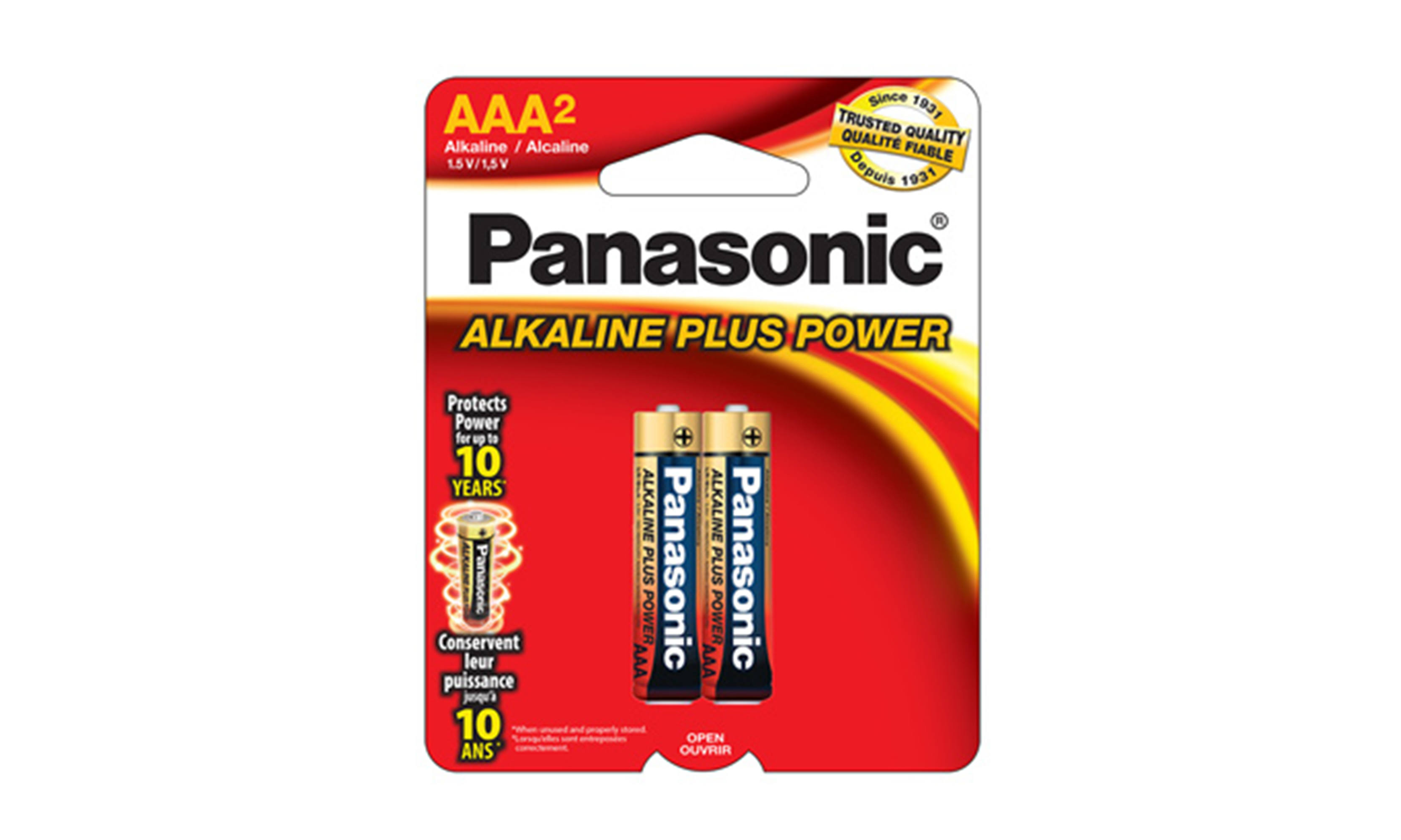 Panasonic Alkaline Plus AAA Battery - 4ct