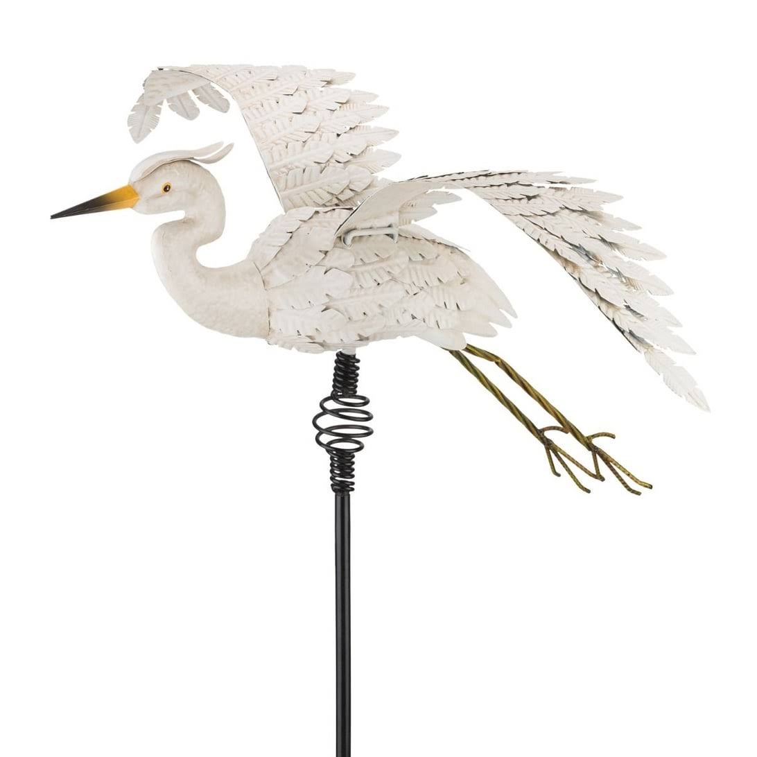 Regal Art & Gift Bird Bouncie Stake - Egret