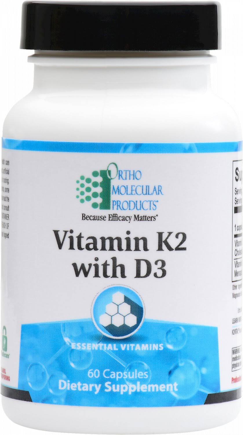 Ortho Molecular Products Vitamin K2 with D3 Supplement - 60ct