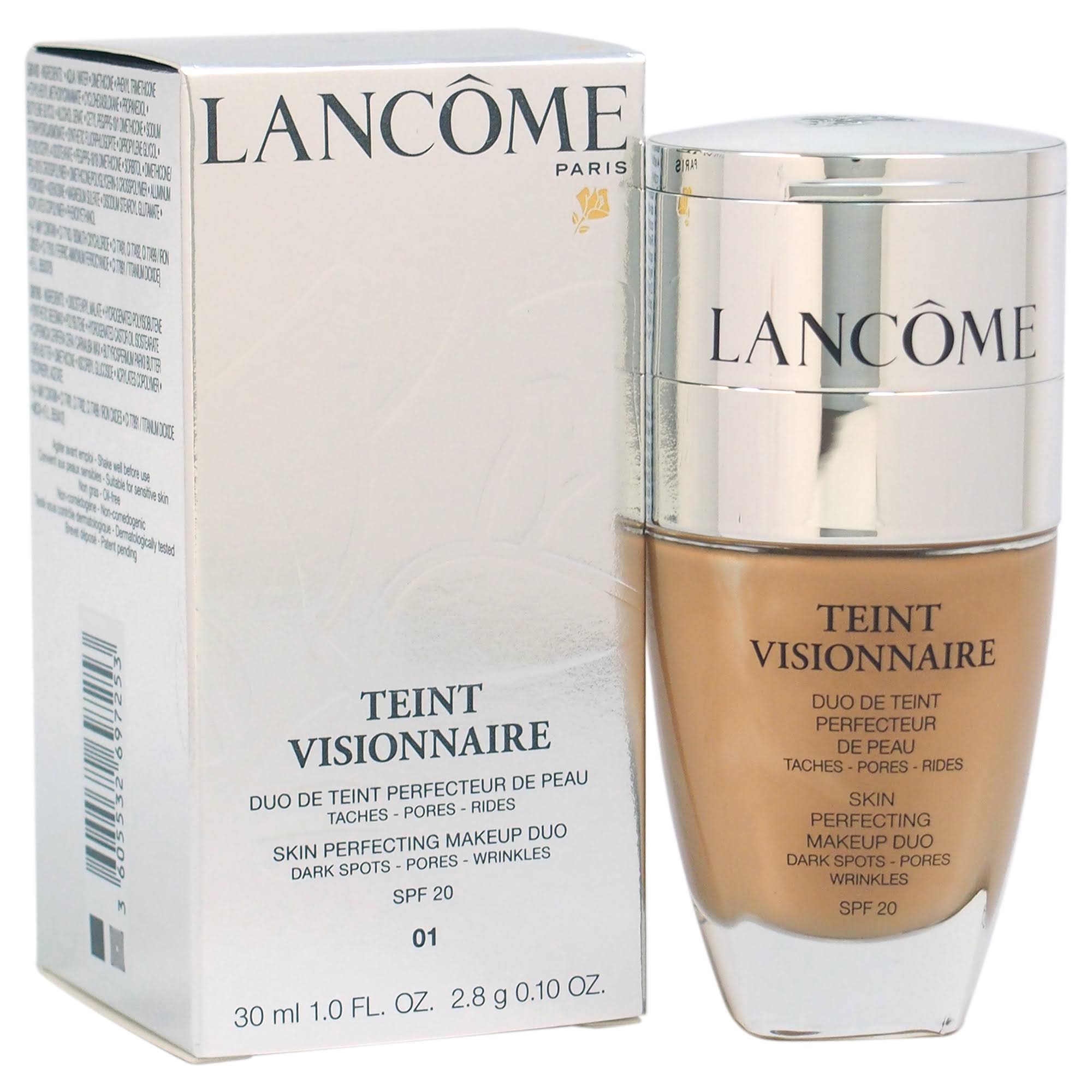 Lancome Teint Visionnaire Skin Perfecting Make-up - # 01 Beige Albatre, 30ml