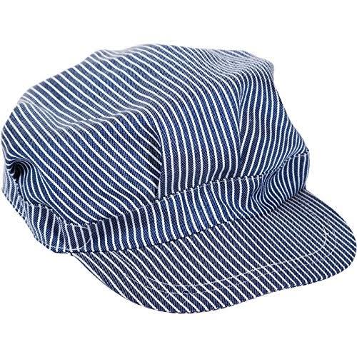 Fun Express Train Engineer Hat - Blue and White