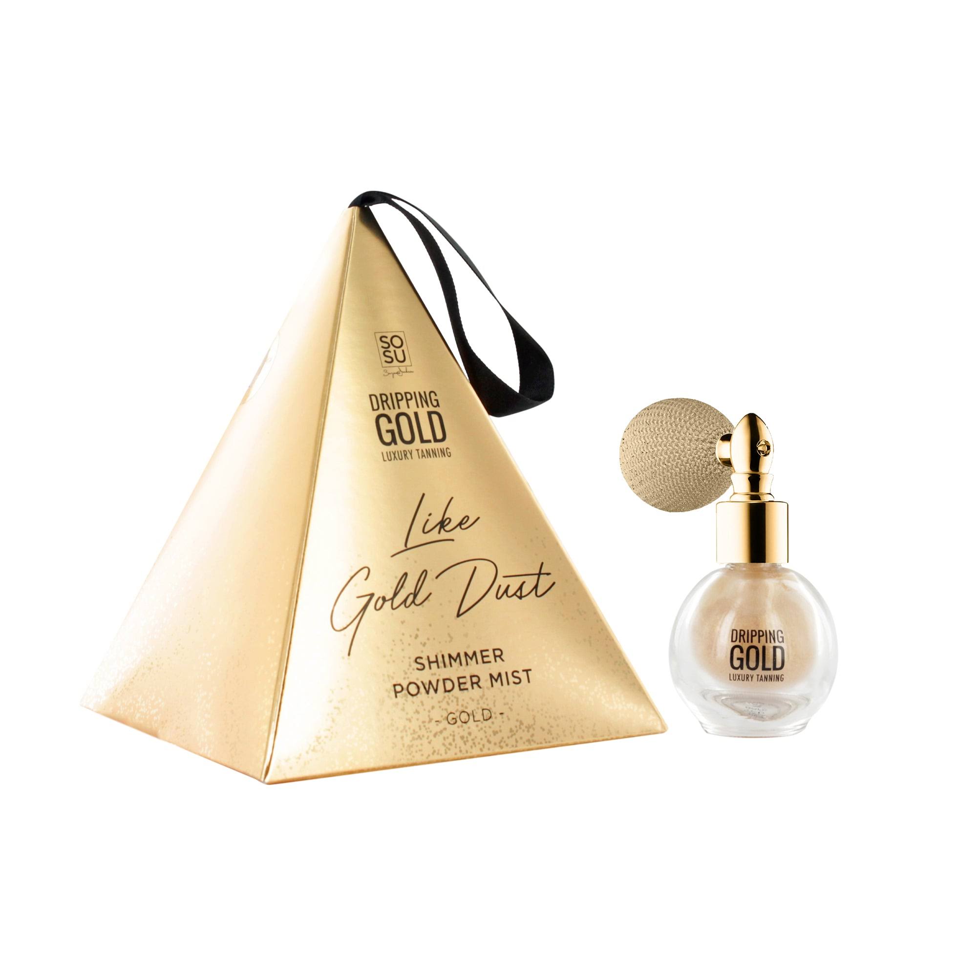 SOSU by Suzanne Jackson Dripping Gold Like Gold Dust Shimmer Mist GiftGold