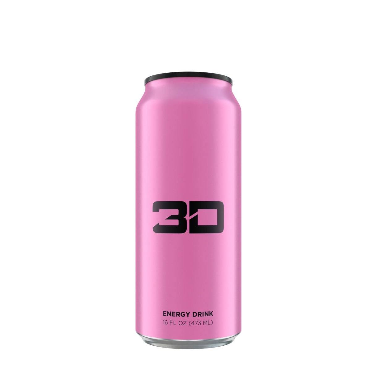 3D Energy Drink Cotton Candy
