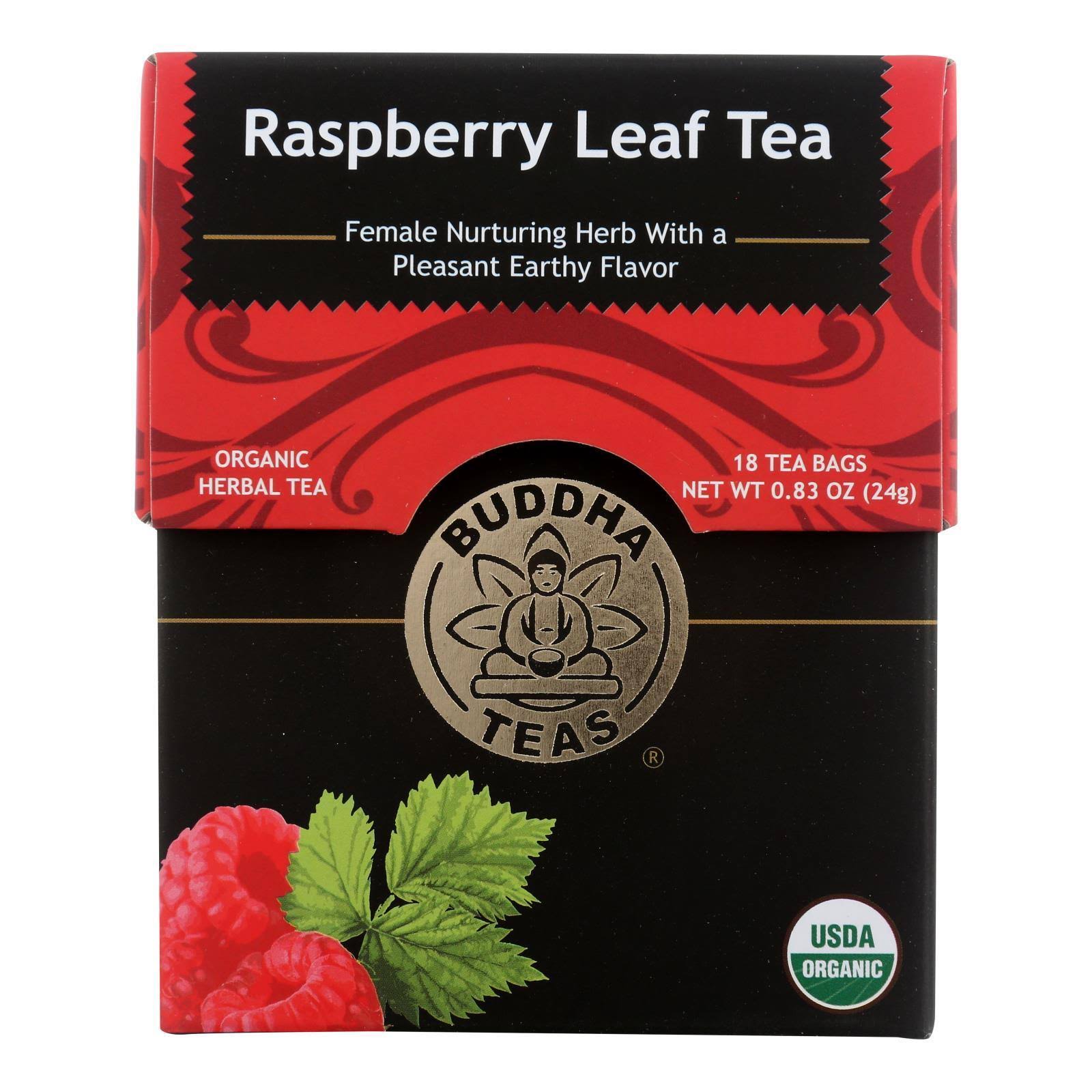 Buddha Teas Raspberry Leaf Tea - 18 Bags