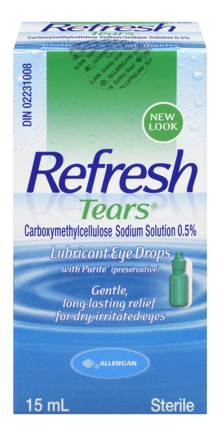 Refresh Tears Lubricant Eye Drops - 15ml