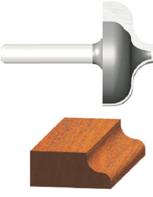 Vermont American Ogee Router Bit - 1/4"
