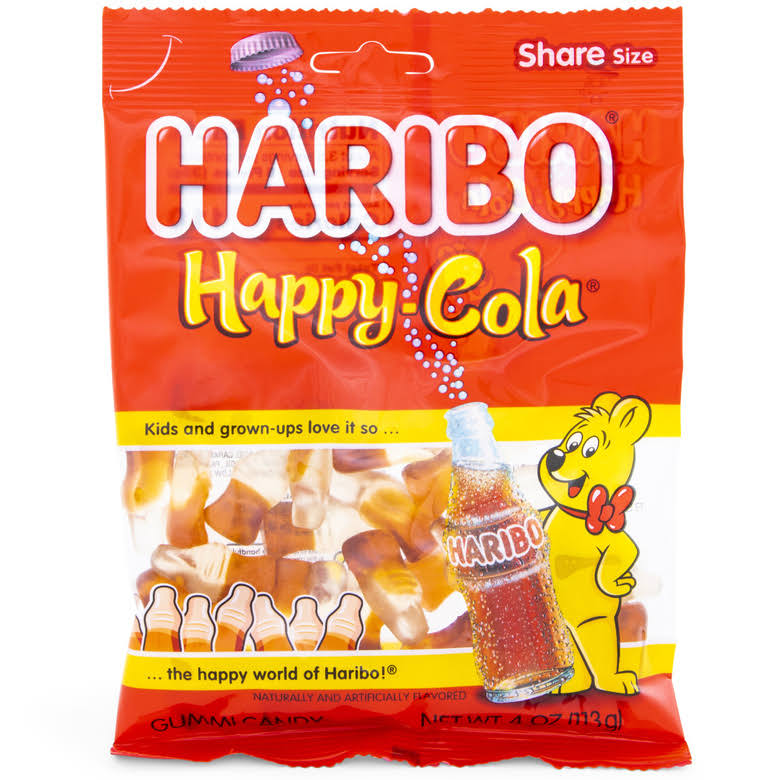 Haribo Happy-cola Gummi Candy 4 oz