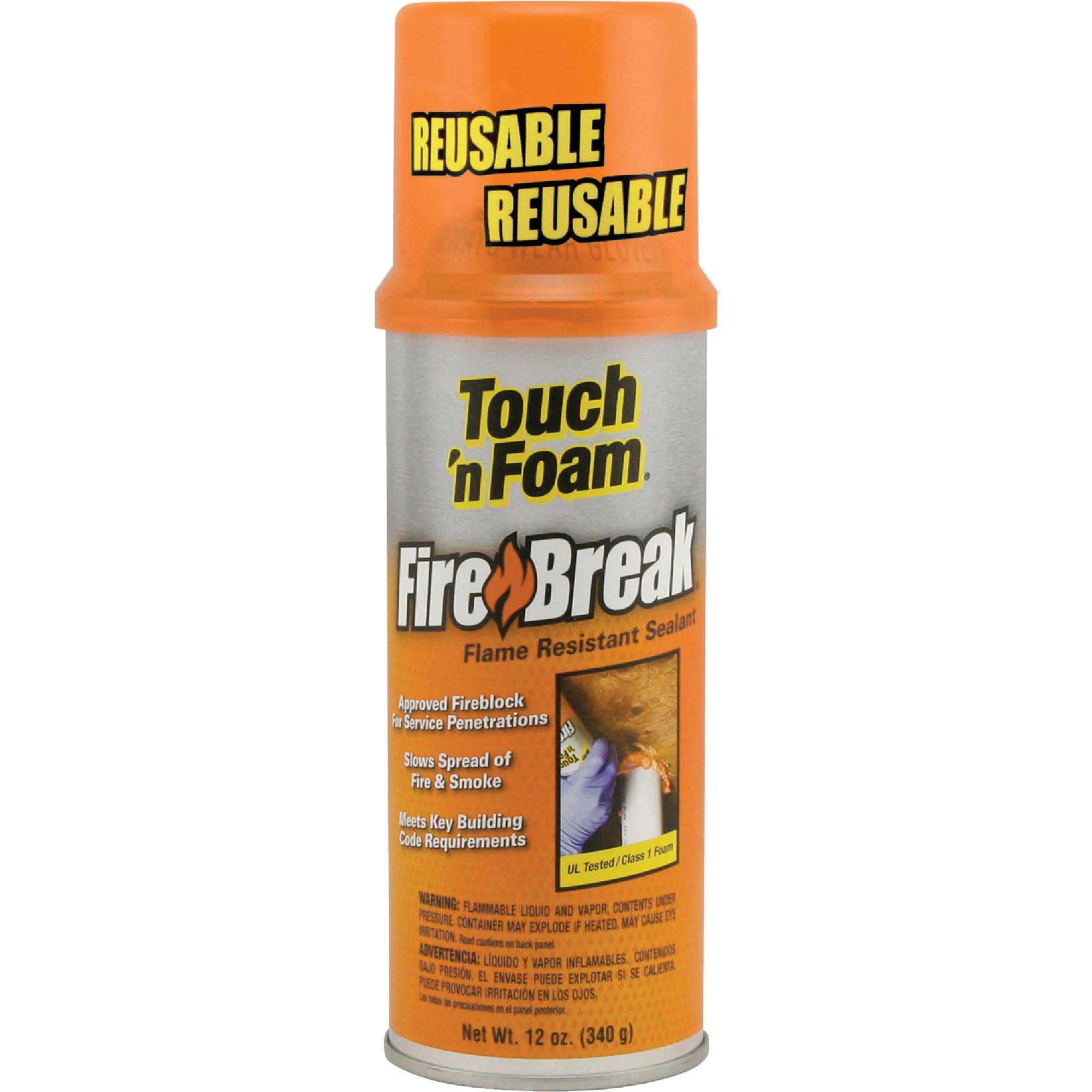 Touch 'n Foam FireBreak Flame Resistant Sealant - 12oz