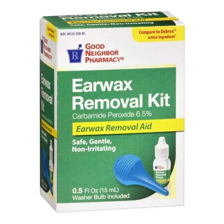 Gnp Earwax Removal Kit Drop with Bulb 0.5 fl oz (15 mL)