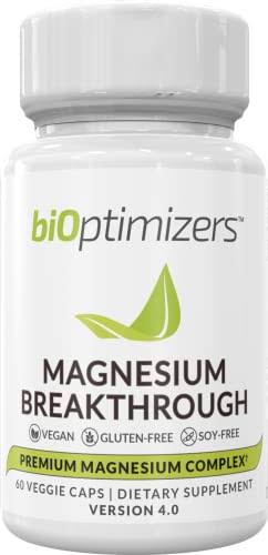 BiOptimizers Magnesium Breakthrough Supplement 4.0 - 7 Types of Magnesium –