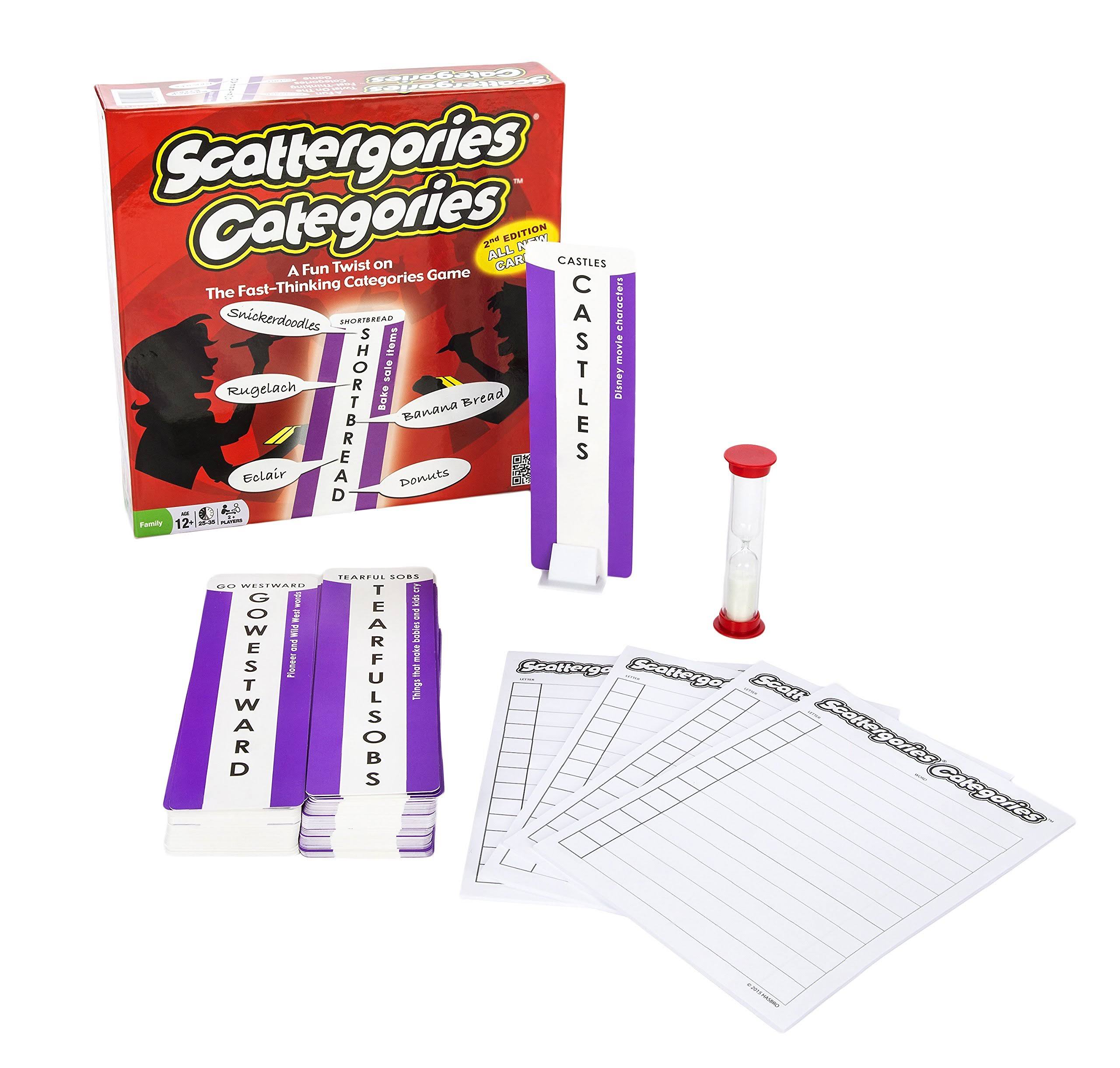 Winning Moves The Game Of Scattergories Categories