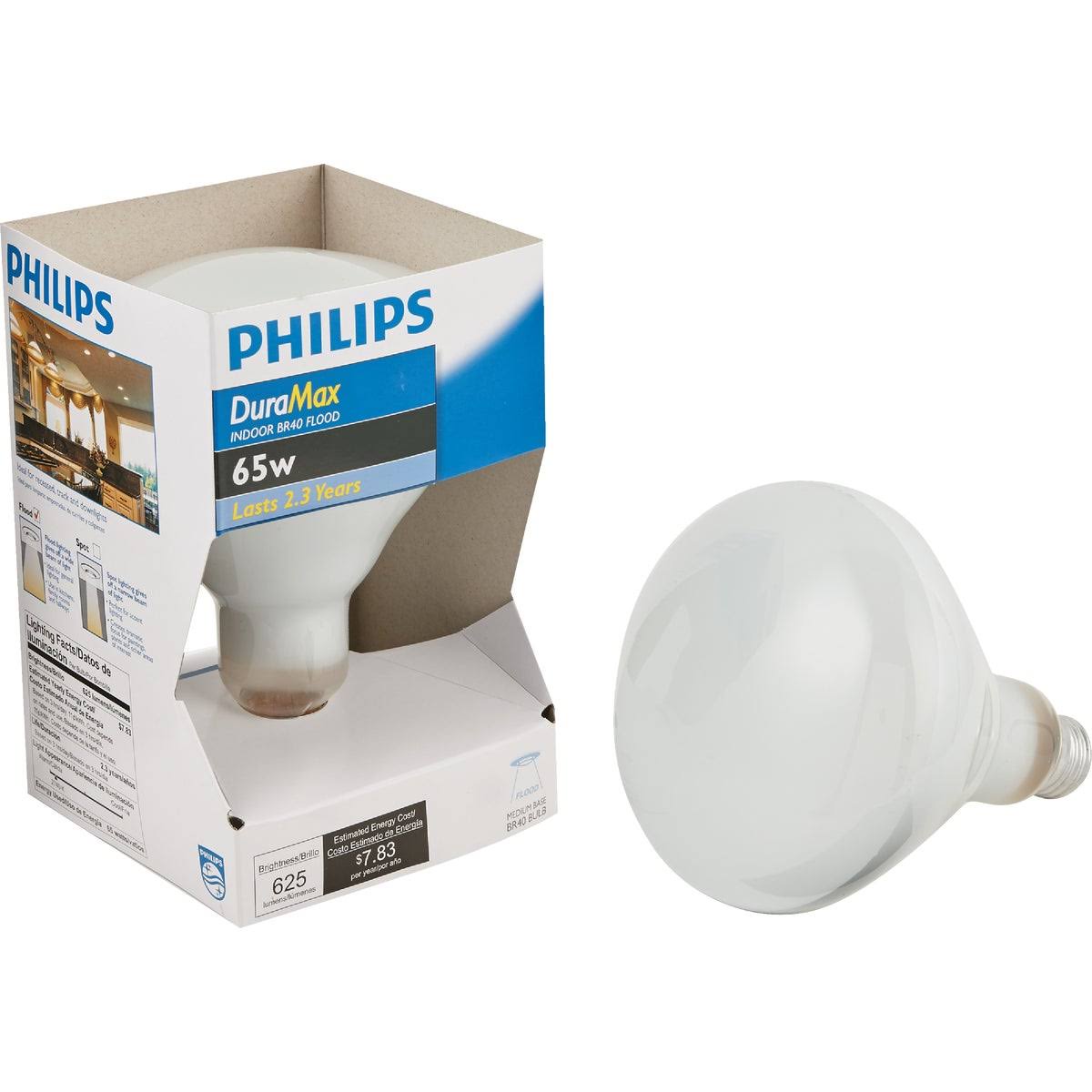 Philips Duramax Br40 Indoor Flood Light Bulb - 65W