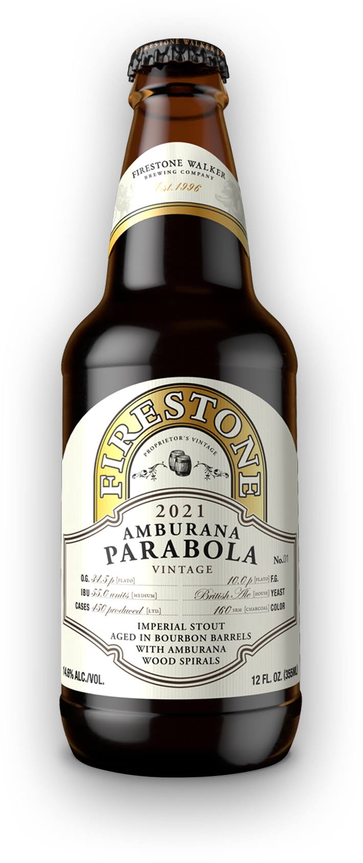 Firestone - Amburana Parabola No.01 Barrel Aged Imperial Stout 14.6% ABV 355ml Bottle