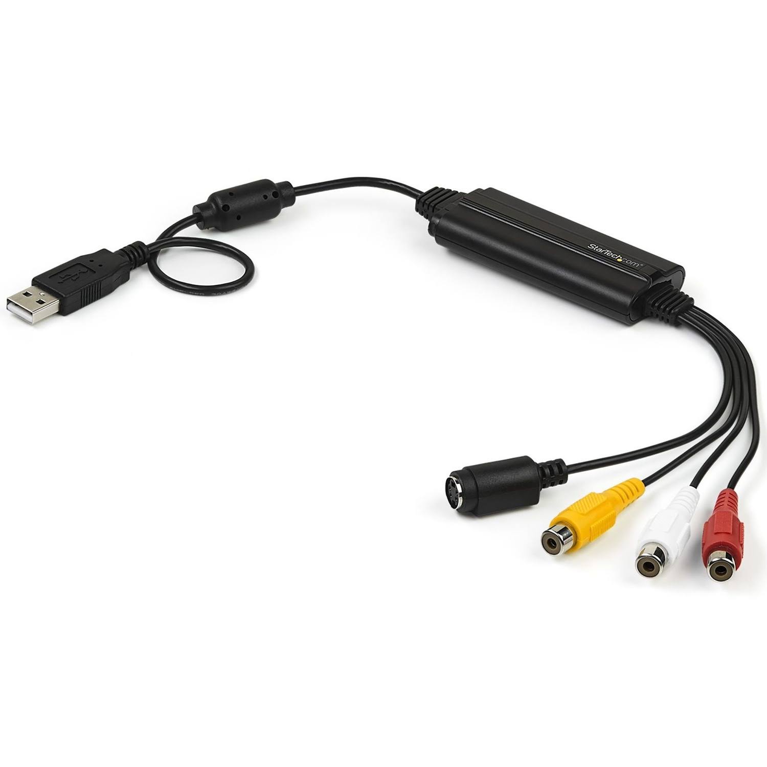 StarTech.com USB Video Capture Adapter Cable - S-Video/Composite to USB 2.0