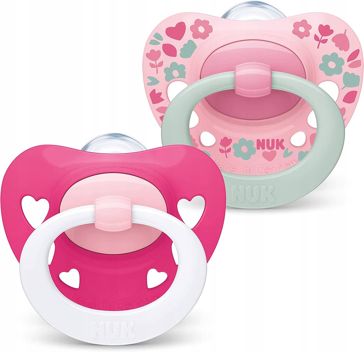 Nuk Signature Girl Silicone Soother 18-36Months
