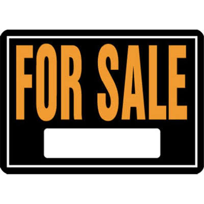 Hy-Ko Aluminum "For Sale" Sign - 10" x 14"