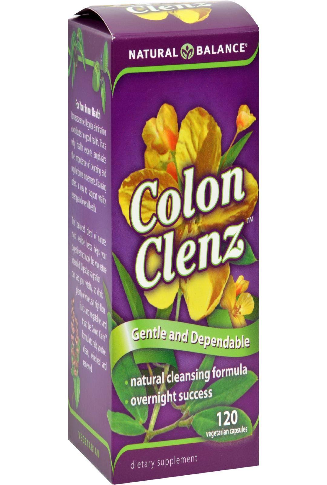 Natural Balance Colon Clenz Herbal Supplement - 120 Capsules