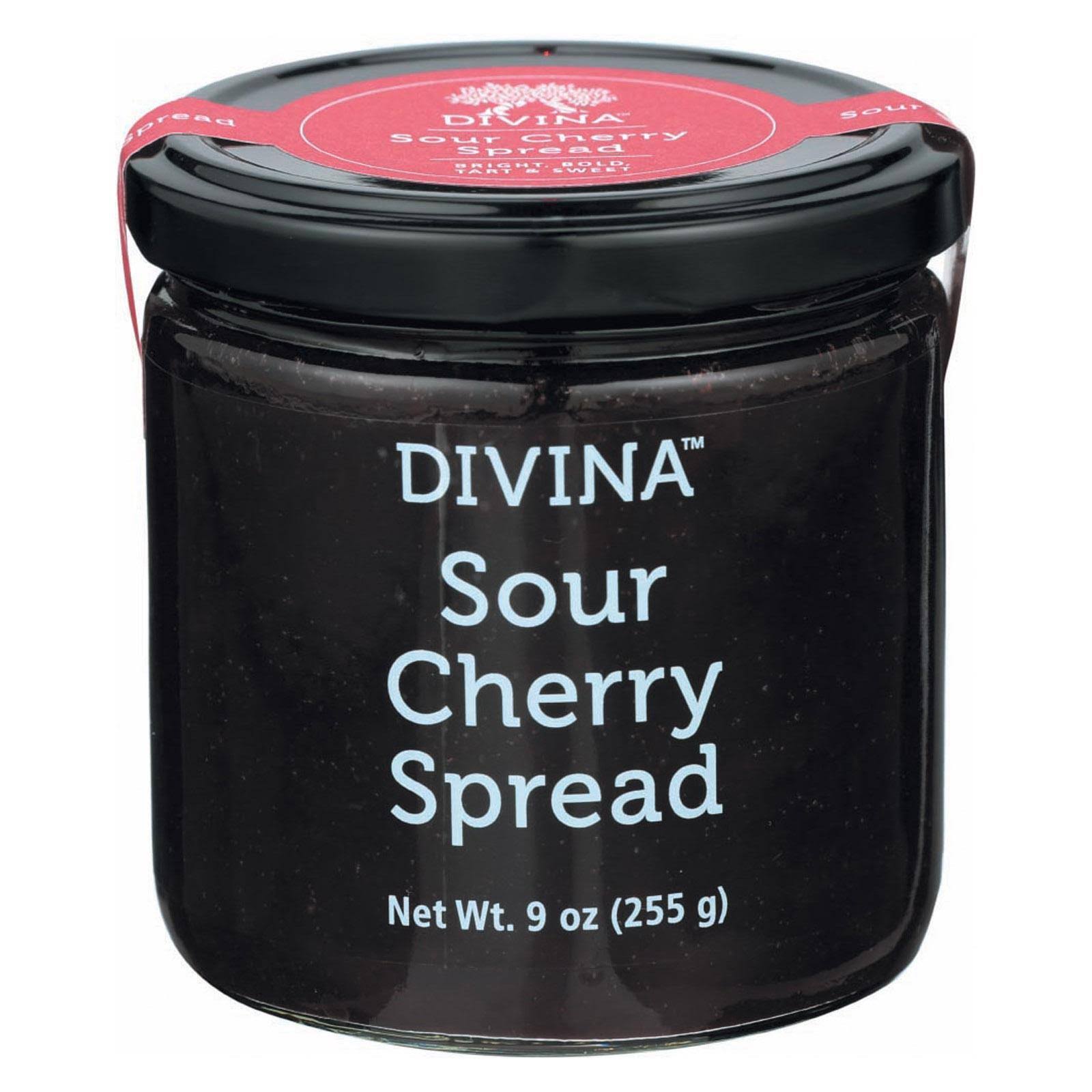 Divina Fruit Sour Cherry Spread - 9oz